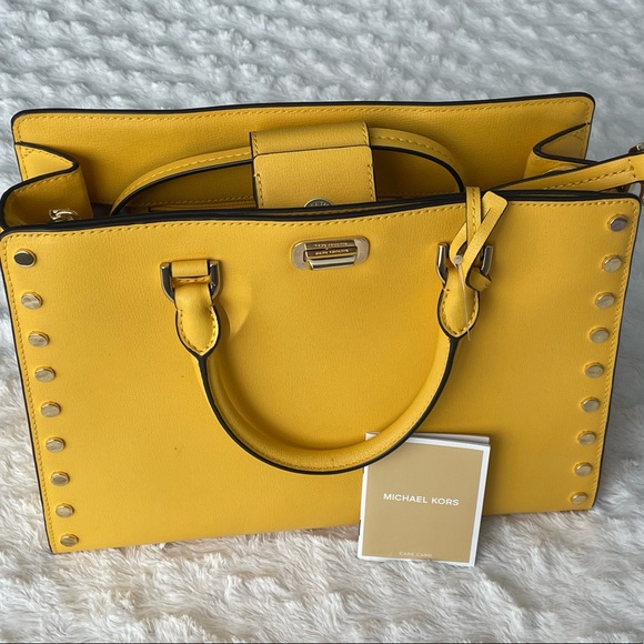 Sylvie stud LG Michael Kors Satchel - Picture 5 of 16
